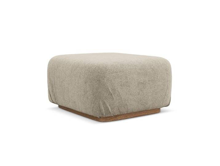 Makamii POUF, Beige, 1-Sitzer, Füllung: Schaumstoff, 83x95x41 cm, Made in EU, Wohnzimmer, Hocker, Sitzhocker von XXXLutz Marktplatz