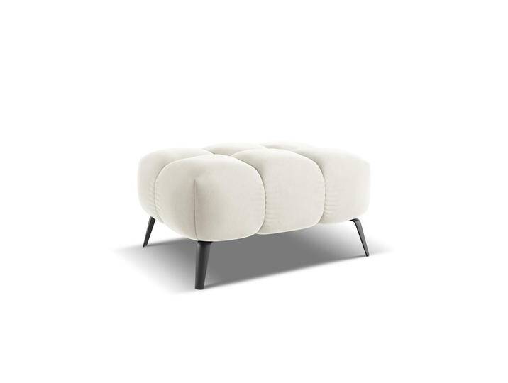 Makamii POUF, Creme, 1-Sitzer, Füllung: Schaumstoff, 78x41x60 cm, Made in EU, Wohnzimmer, Hocker, Sitzhocker von XXXLutz Marktplatz