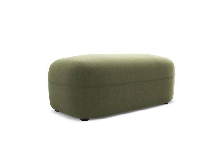 Makamii POUF, Olivgrün, 1-Sitzer, Füllung: Schaumstoff, 92x40x48 cm, Made in EU, Wohnzimmer, Hocker, Sitzhocker von XXXLutz Marktplatz