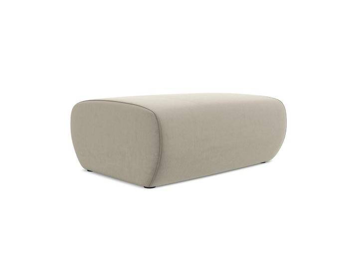 Makamii POUF, Perlmutt, 1-Sitzer, Füllung: Schaumstoff, 102x40x62 cm, Made in EU, Wohnzimmer, Hocker, Sitzhocker von XXXLutz Marktplatz