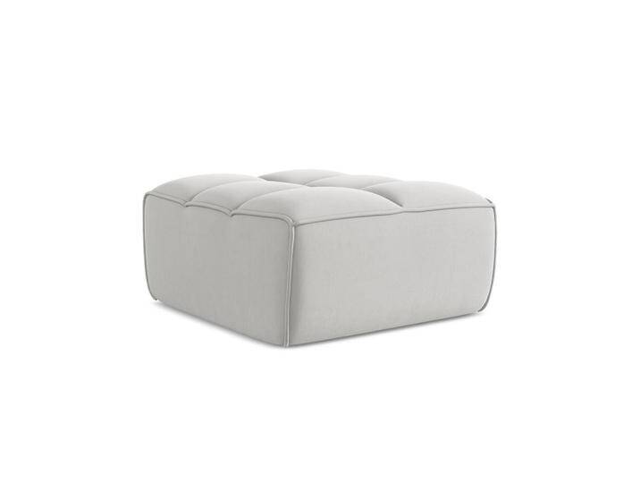 Makamii POUF, Silber, 1-Sitzer, Füllung: Schaumstoff, 80x43x93 cm, Made in EU, Wohnzimmer, Hocker, Sitzhocker von XXXLutz Marktplatz