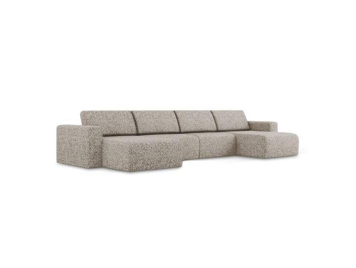 Makamii WOHNLANDSCHAFT, Cappuccino, 5-Sitzer, Füllung: Schaumstoff, U-Form, 404x80x167 cm, Made in EU, Wohnzimmer, Sofas & Couches, Wohnlandschaften, Wohnlandschaften in U-Form Makamii WOHNLANDSCHAFT, Cappuccino, 5-Sitzer, Füllung: Schaumstoff, U-Form, 404x80x167 cm, Made in EU, Wohnzimmer, Sofas & Couches, Wohnlandschaften, Wohnlandschaften in U-Form von XXXLutz Marktplatz