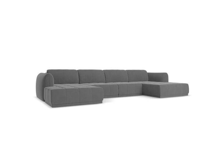 Makamii WOHNLANDSCHAFT, Grau, 4-Sitzer, Füllung: Schaumstoff, U-Form, 370x74x170 cm, Made in EU, Wohnzimmer, Sofas & Couches, Wohnlandschaften, Wohnlandschaften in U-Form Makamii WOHNLANDSCHAFT, Grau, 4-Sitzer, Füllung: Schaumstoff, U-Form, 370x74x170 cm, Made in EU, Wohnzimmer, Sofas & Couches, Wohnlandschaften, Wohnlandschaften in U-Form von XXXLutz Marktplatz