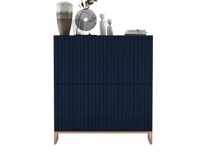 Meble Lindner KOMMODE, Blau, 8 Fächer, Rechteckig, 112x126x36.5 cm, Wohnzimmer, Kommoden & Sideboards, Highboards Meble Lindner KOMMODE, Blau, 8 Fächer, Rechteckig, 112x126x36.5 cm, Wohnzimmer, Kommoden & Sideboards, Highboards von XXXLutz Marktplatz