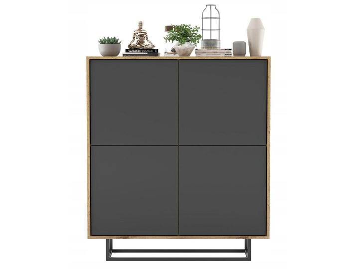 Meble Lindner KOMMODE, Graphit, 8 Fächer, Rechteckig, 113x127x35 cm, Wohnzimmer, Kommoden & Sideboards, Highboards von XXXLutz Marktplatz