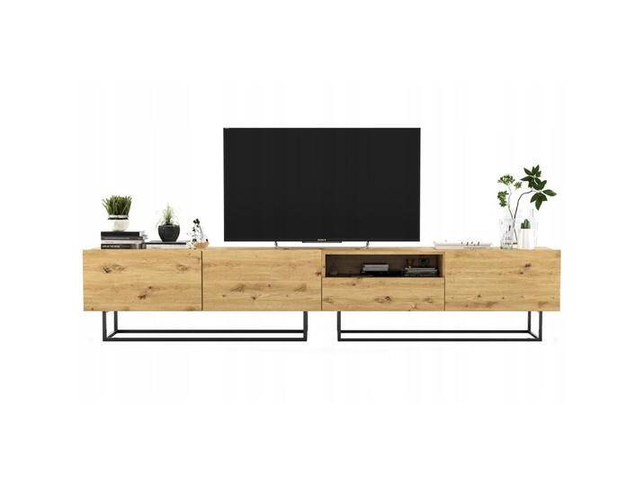 Meble Lindner TV-LOWBOARD, Eiche Artisan, Keramik, 4 Fächer, 1 Schubladen, Rechteckig, 240x46x35 cm, Wohnzimmer, Wohnwände, Lowboards, Lowboards stehend von XXXLutz Marktplatz