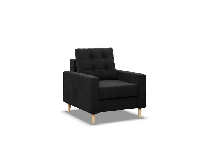 Mebligo LOUNGESESSEL, Schwarz, 1-Sitzer, 75x92x92 cm, Wohnzimmer, Sessel, Polstersessel von XXXLutz Marktplatz