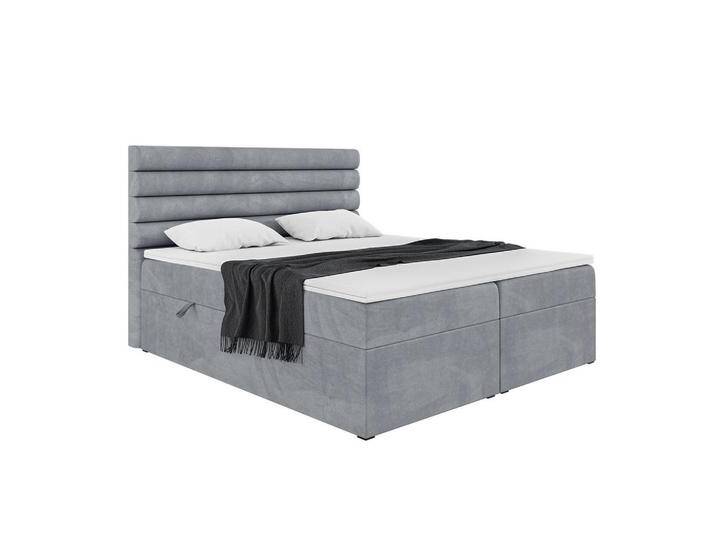 Meblini BOXBETT, Grau, Kiefer, H3, 7-Zonen, Höhe ca. 4 cm, Rechteckig, 140x200 cm, Schlafzimmer, Betten, Boxspringbetten von XXXLutz Marktplatz
