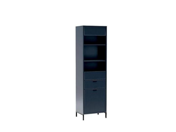 Meblini VITRINESCHRANK, Dunkelblau, 55x196x41 cm, Wohnzimmer, Wohnwände, Vitrinenschränke Meblini VITRINESCHRANK, Dunkelblau, 55x196x41 cm, Wohnzimmer, Wohnwände, Vitrinenschränke von XXXLutz Marktplatz