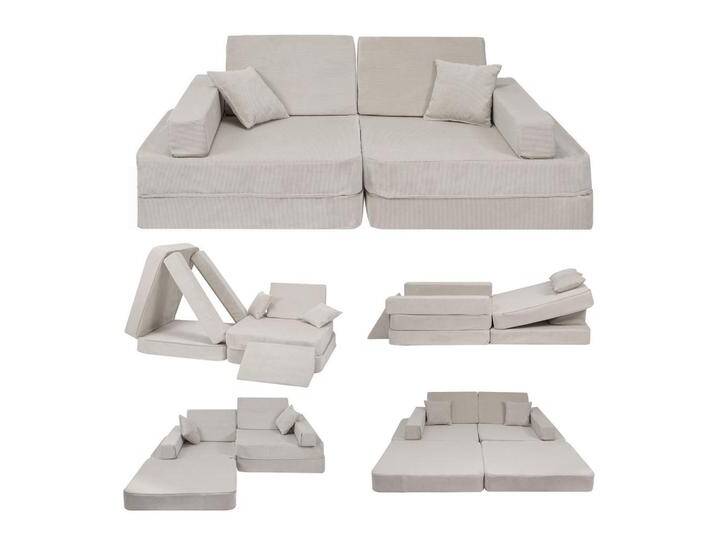 MeowBaby KINDERSOFA,, Grau, 160x24x80 cm, Kinder- & Jugendzimmer, Kindermöbel, Kindersitzmöbel & -tische, Kindersessel & -sofas von XXXLutz Marktplatz