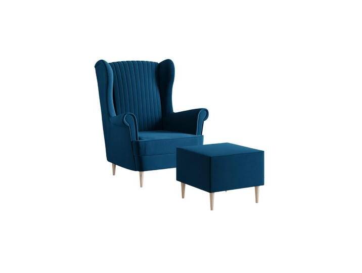 Möblo OHRENSESSEL, Blau, 1-Sitzer, 83x103x95 cm, Wohnzimmer, Sessel, Ohrensessel von XXXLutz Marktplatz