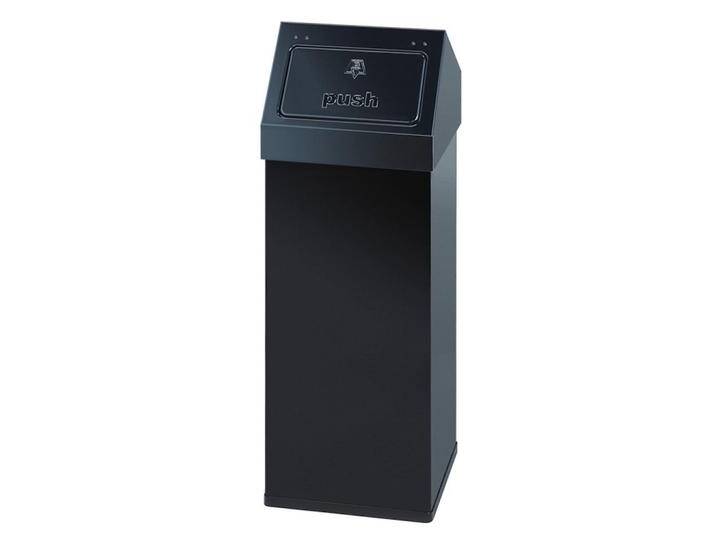 PROREGAL ABFALLSAMMLER, Schwarz, Metall, Quadratisch, 39x100x39 cm, Küchen, Küchenausstattung, Mülleimer von XXXLutz Marktplatz