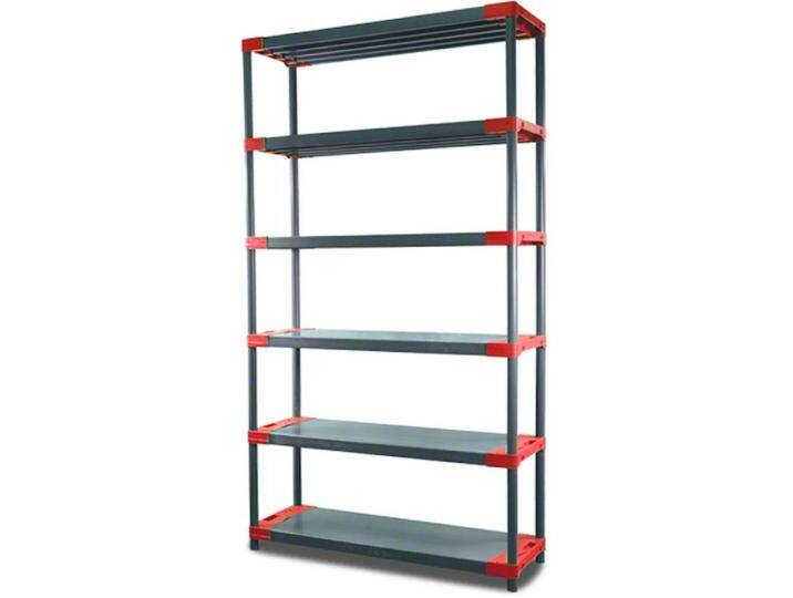 PROREGAL KUNSTSTOFFREGAL, Rot, Kunststoff, 110x222x46 cm, Freizeit, Heimwerken, Werkstatt von XXXLutz Marktplatz