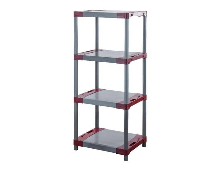 PROREGAL KUNSTSTOFFREGAL, Rot, Kunststoff, 60x138x46 cm, Freizeit, Heimwerken, Werkstatt von XXXLutz Marktplatz