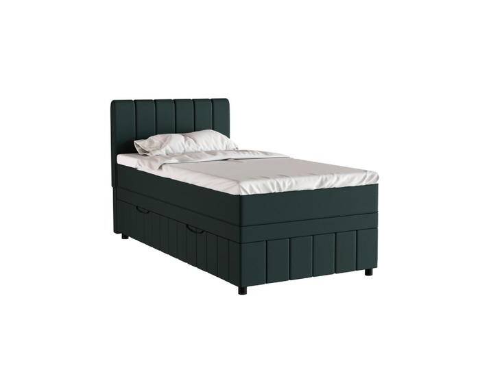 Panda Möbel BOXBETT, Dunkelgrün, Holz, Mode, OEKO-TEX® STANDARD 100, Schlafzimmer, Betten, Boxspringbetten von XXXLutz Marktplatz