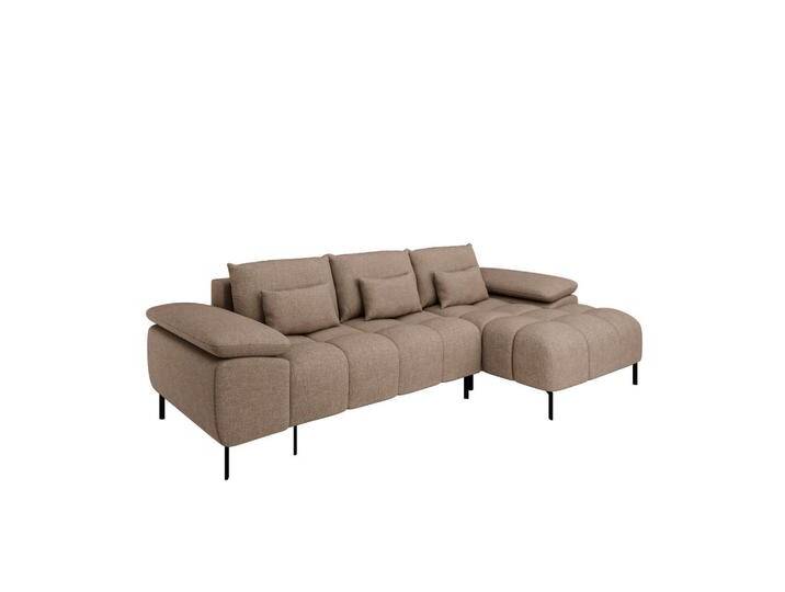 Panda Möbel ECKSCHLAFSOFA, Braun, Holz, 277x141 cm, Wohnzimmer, Sofas & Couches, Wohnlandschaften, Ecksofas von XXXLutz Marktplatz
