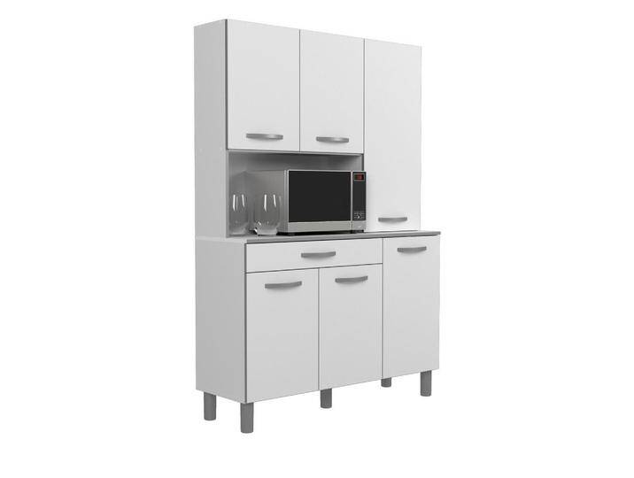 Parisot Meuble BUFFET, Weiß, Grau, Rechteckig, 120x181x44 cm, Küchen, Küchenmöbel, Küchenschränke, Geräteumbauschränke Parisot Meuble BUFFET, Weiß, Grau, Rechteckig, 120x181x44 cm, Küchen, Küchenmöbel, Küchenschränke, Geräteumbauschränke von XXXLutz Marktplatz