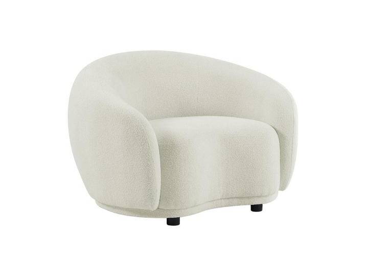 Pascal Morabito SESSEL, Weiß, Uni, 1-Sitzer, Rund, 90x70x110 cm, Wohnzimmer, Sessel, Polstersessel von XXXLutz Marktplatz