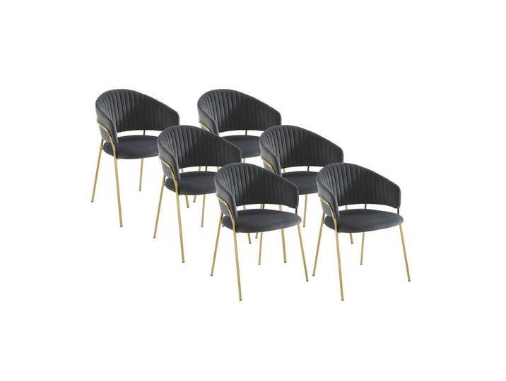 Pascal Morabito STUHL, Grau, Uni, 55x81x55 cm, Esszimmer, Stühle, Esszimmerstühle, Armlehnenstühle von XXXLutz Marktplatz