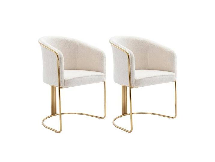 Pascal Morabito STUHL, Weiß, Uni, 52.5x82.5x59.5 cm, Esszimmer, Stühle, Esszimmerstühle, Armlehnenstühle von XXXLutz Marktplatz