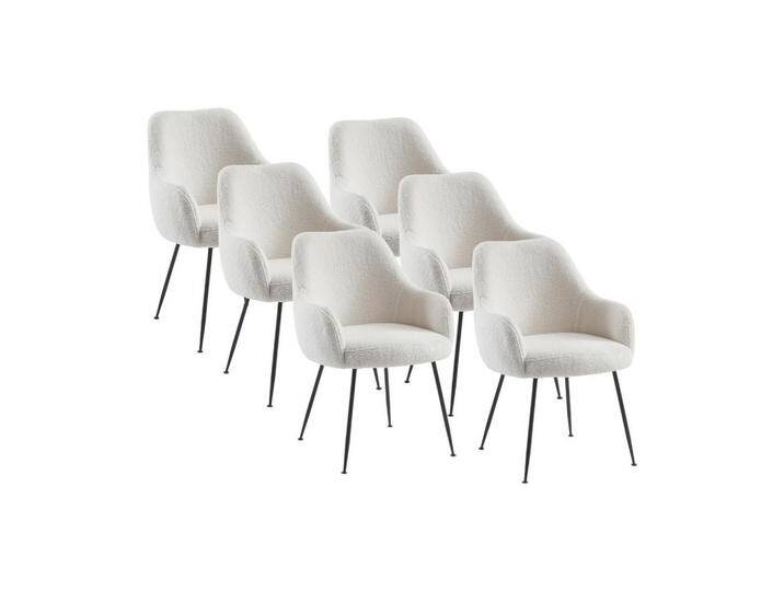 Pascal Morabito STUHL, Weiß, Uni, 65.5x81x60 cm, Esszimmer, Stühle, Esszimmerstühle, Armlehnenstühle von XXXLutz Marktplatz