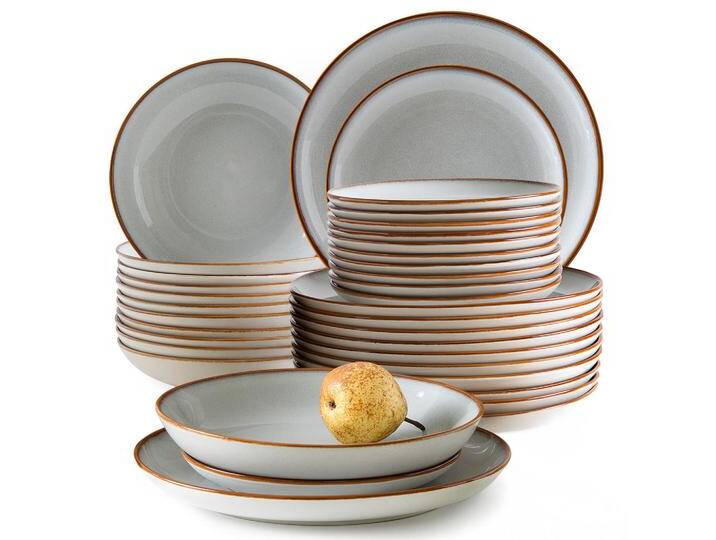 Ritzenhoff Breker TAFELSERVICE, Blaugrau, Keramik, Oval, 27x2x27 cm, Essen & Trinken, Geschirr, Geschirr-Sets, Tafelservice von XXXLutz Marktplatz