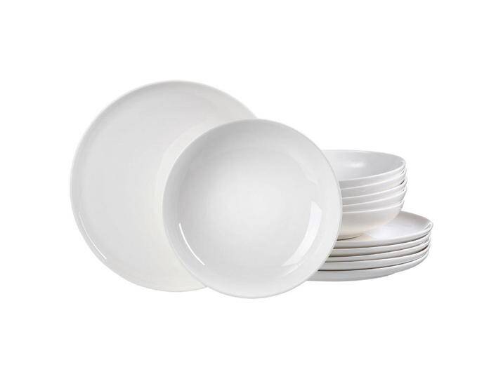 Ritzenhoff Breker TAFELSERVICE, Weiß, Keramik, 30x34x34 cm, Essen & Trinken, Geschirr, Geschirr-Sets von XXXLutz Marktplatz