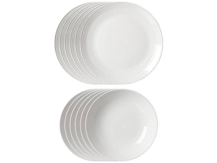 Ritzenhoff Breker TAFELSERVICE, Weiß, Keramik, Rund, 1x1x1 cm, Essen & Trinken, Geschirr, Geschirr-Sets von XXXLutz Marktplatz