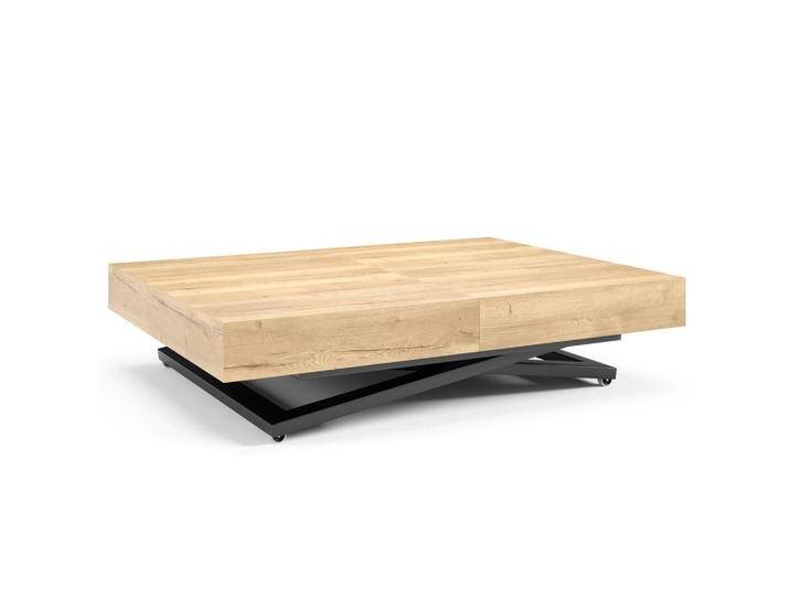 S-Style Möbel ESSTISCH, Hellbraun, Holz, Metall, Echtholz,Eiche, Holz Optik, einzeln stellbar,Rechteckig,Rechteckig, X-Form, 200x80x80 cm, Blauer Engel, FSC Mix, OEKO-TEX®, Hergestellt in Europa, Wohnzimmer, Wohnzimmertische, Couchtische von XXXLutz Marktplatz