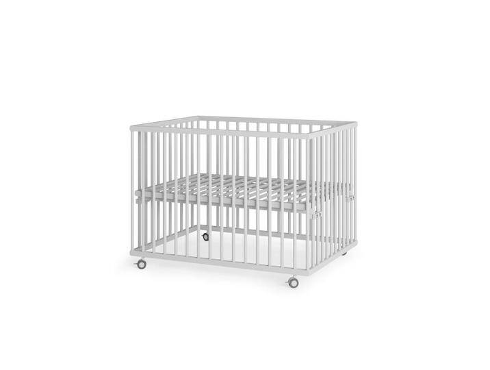 Sämann – make a difference. LAUFGITTER, Weiß, Holz, Echtholz,Buche, 100x74x75 cm, Babymöbel, Laufstall Baby von XXXLutz Marktplatz