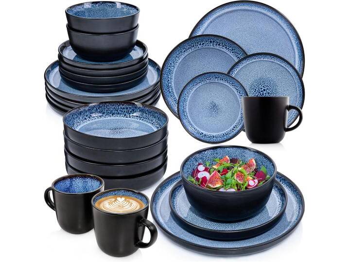 Sänger KOMBISERVICE, Blau, Keramik, 44x45x54 cm, kratzfest, Essen & Trinken, Geschirr, Geschirr-Sets, Kombiservice von XXXLutz Marktplatz