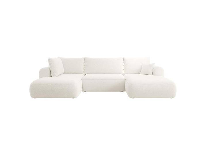 Selsey WOHNLANDSCHAFT, Creme, U-Form, 375x95x185 cm, Wohnzimmer, Sofas & Couches, Wohnlandschaften, Wohnlandschaften in U-Form von XXXLutz Marktplatz