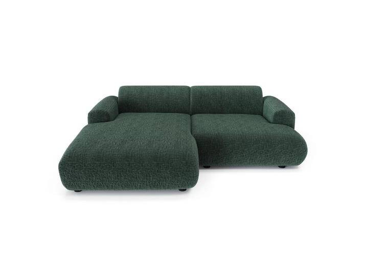 Sia Home ECKSOFA, Smaragdgrün, 4-Sitzer, L-Form, Ottomane links, 266x165 cm, Wohnzimmer, Sofas & Couches, Wohnlandschaften, Ecksofas von XXXLutz Marktplatz