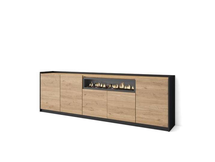 Skraut Home SIDEBOARD,, Eiche, Rechteckig, 260x80x37 cm, Wohnzimmer, Kommoden & Sideboards, Sideboards von XXXLutz Marktplatz