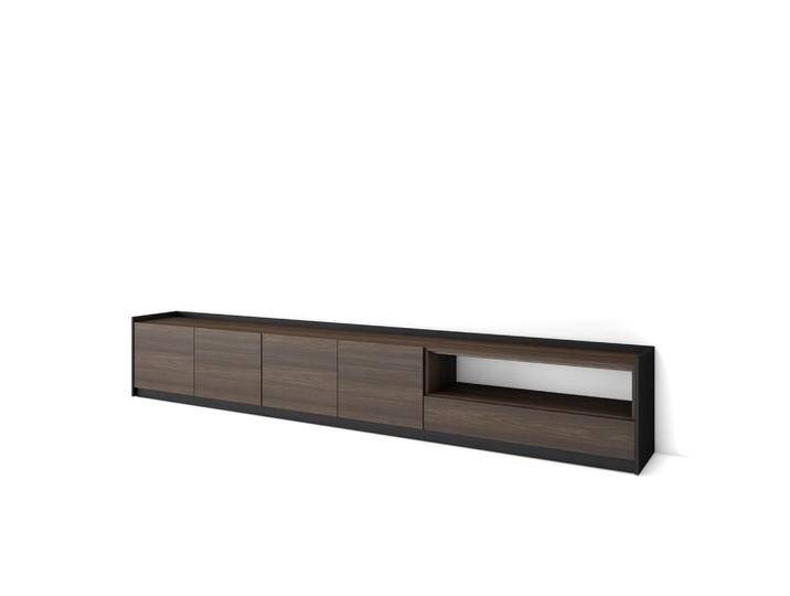 Skraut Home TV-SCHRANK,, Dunkelbraun, Rechteckig, 310x50x37 cm, Wohnzimmer, Wohnwände, Lowboards, Lowboards stehend von XXXLutz Marktplatz