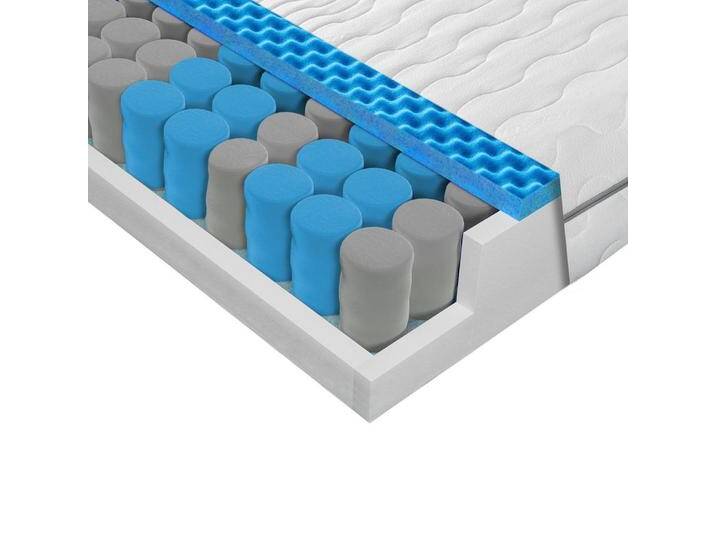 Sleepneo TASCHENFEDERKERNMATRATZE, Weiß, H3 + H4, Füllung: Polyester, Rechteckig, 160x200 cm, OEKO-TEX® STANDARD 100, aktive Schulterzone, antibakteriell, atmungsaktiv, bessere Druckentlastung durch Noppenstruktur, Bezug abnehmbar/waschbar, rundum abnehmbar, für Hausstauballergiker geeignet, verstellbare Lattenroste Massagewirkung, mit Aloe Vera, Ober- und Unterseite versteppt, optimale Belüftung, Partnermatratze, schadstoffgeprüft, wendbar, Wendematratze, Schlafzimmer, Matratzen Shop, Matratzen, Taschenfederkernmatratzen von XXXLutz Marktplatz