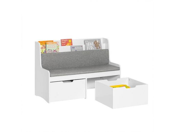 SoBuy KINDER-SITZBANK, Weiß, 100x70x45 cm, Kinder- & Jugendzimmer, Kindermöbel, Kindersitzmöbel & -tische, Kinderstühle von XXXLutz Marktplatz