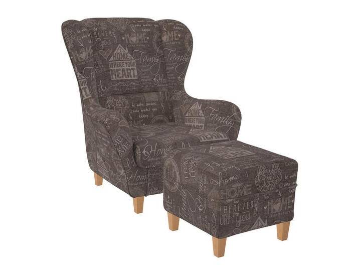 Supellex OHRENSESSEL, Braun, Beige, 92x68x95 cm, Wohnzimmer, Sessel, Ohrensessel von XXXLutz Marktplatz