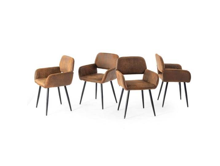 Urban Meuble ARMLEHNSTUHL-SET, Braun, Mode, 56x76.5x53 cm, Esszimmer, Stühle, Esszimmerstühle, Armlehnenstühle von XXXLutz Marktplatz