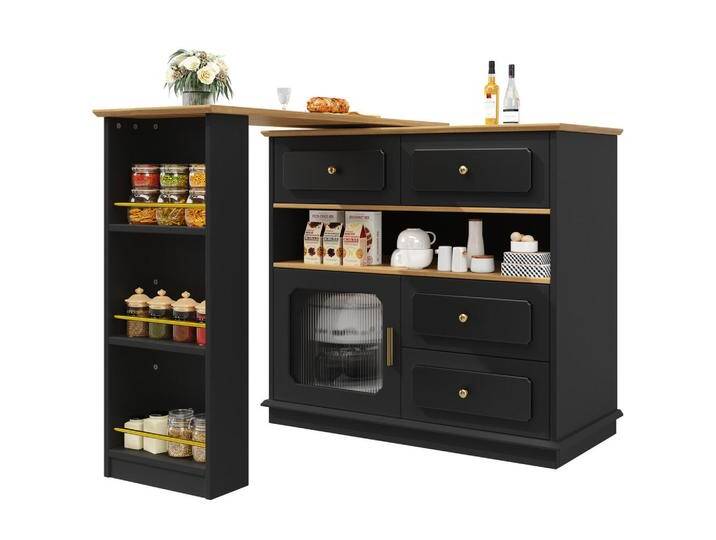 Urban Meuble BARTISCH, Schwarz, Metall, Rechteckig, 39x104.5x181 cm, Esszimmer, Barmöbel, Bartische von XXXLutz Marktplatz