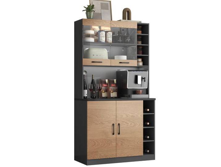 Urban Meuble KÜCHENSCHRANK, Schwarz, Rechteckig, 47x187x100 cm, Küchen, Küchenmöbel, Buffetschränke Urban Meuble KÜCHENSCHRANK, Schwarz, Rechteckig, 47x187x100 cm, Küchen, Küchenmöbel, Buffetschränke von XXXLutz Marktplatz
