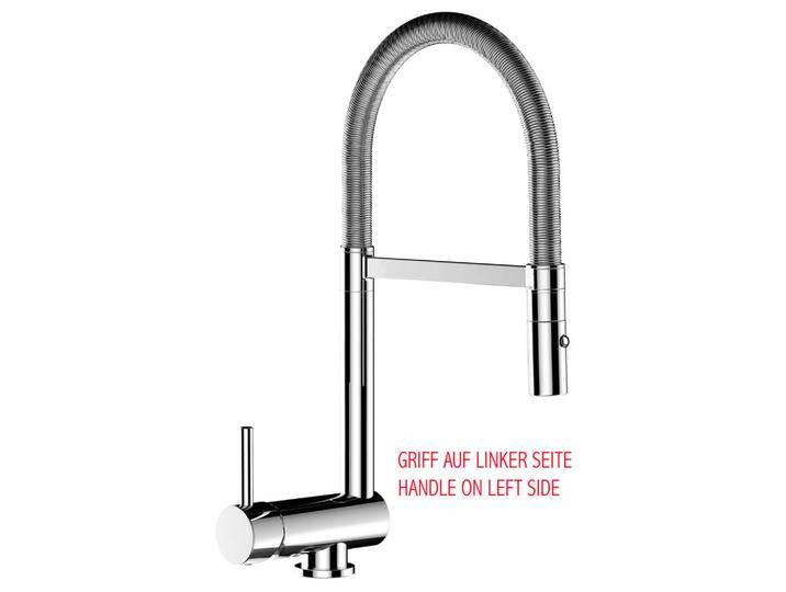 VIZIO VORFENSTER-KÜCHENARMATUR,, Chrom, Metall, 21.3x48.2x21.3 cm, flexible Anschlussschläuche, Keramikkartusche, schwenkbarer Auslauf 360Â°, für Montage vor dem Fenster geeignet, Vorfenster-Küchenarmatur, Küchen, Küchenausstattung, Küchenarmaturen von XXXLutz Marktplatz