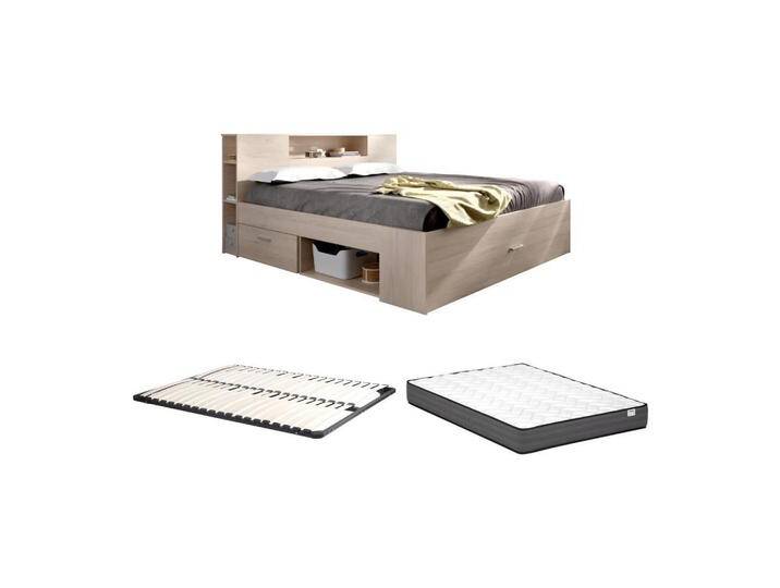 Vente-Unique BETT, Natur, Holz, Uni, 2-Sitzer, 2 Schubladen, 149.6x218.5 cm, Schlafzimmer, Betten von XXXLutz Marktplatz