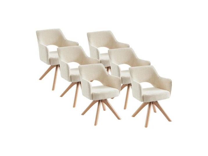 Vente-Unique BÜROSTUHL, Creme, Uni, 61.5x79.5x57 cm, Esszimmer, Stühle, Esszimmerstühle, Armlehnenstühle von XXXLutz Marktplatz