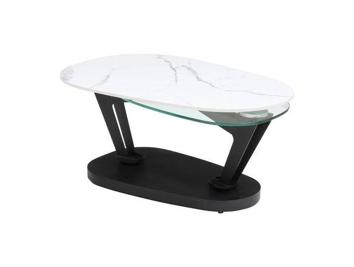 Vente-Unique COUCHTISCH, Transparent, Glas, Oval, 60x41x155 cm, Wohnzimmer, Wohnzimmertische, Couchtische von XXXLutz Marktplatz