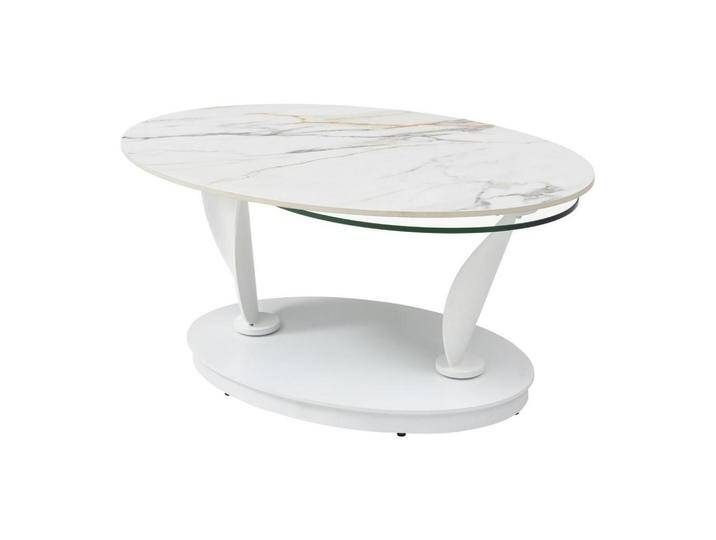 Vente-Unique COUCHTISCH, Weiß, Glas, Oval, 60x43x150 cm, Wohnzimmer, Wohnzimmertische, Couchtische Vente-Unique COUCHTISCH, Weiß, Glas, Oval, 60x43x150 cm, Wohnzimmer, Wohnzimmertische, Couchtische von XXXLutz Marktplatz