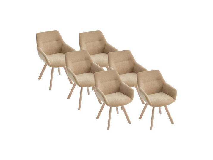 Vente-Unique DREHSTUHL, Beige, Uni, 62.5x84x58 cm, Esszimmer, Stühle, Esszimmerstühle, Armlehnenstühle von XXXLutz Marktplatz