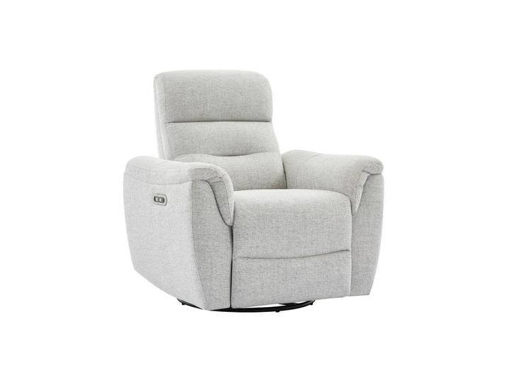 Vente-Unique ELEKTRISCHER, Hellgrau, Uni, 1-Sitzer, 91x101x90 cm, Wohnzimmer, Sessel, Relaxsessel von XXXLutz Marktplatz