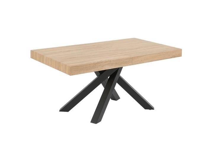 Vente-Unique ESSTISCH, Natur, Schwarz, Holz, Uni, 10-Sitzer, Rechteckig, 90x75x240 cm, Esszimmer, Tische, Esstische von XXXLutz Marktplatz