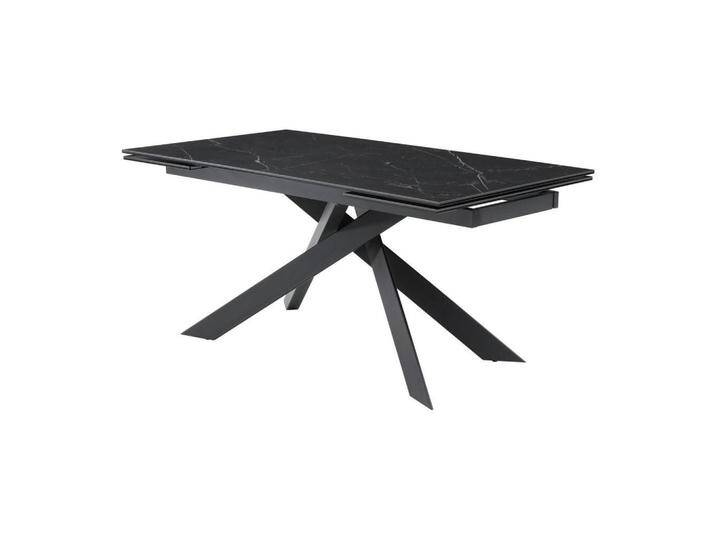 Vente-Unique ESSTISCH, Schwarz, Glas, Uni, 10-Sitzer, Rechteckig, 90x76x240 cm, Esszimmer, Tische, Esstische von XXXLutz Marktplatz